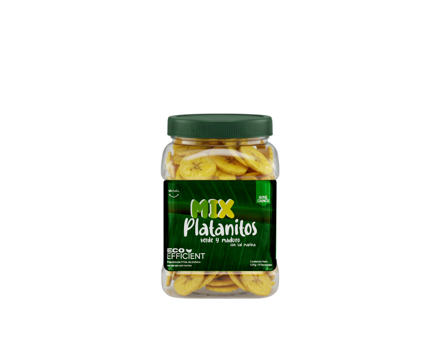 CHIPS DE MIX DE PLATANO EN TARRO