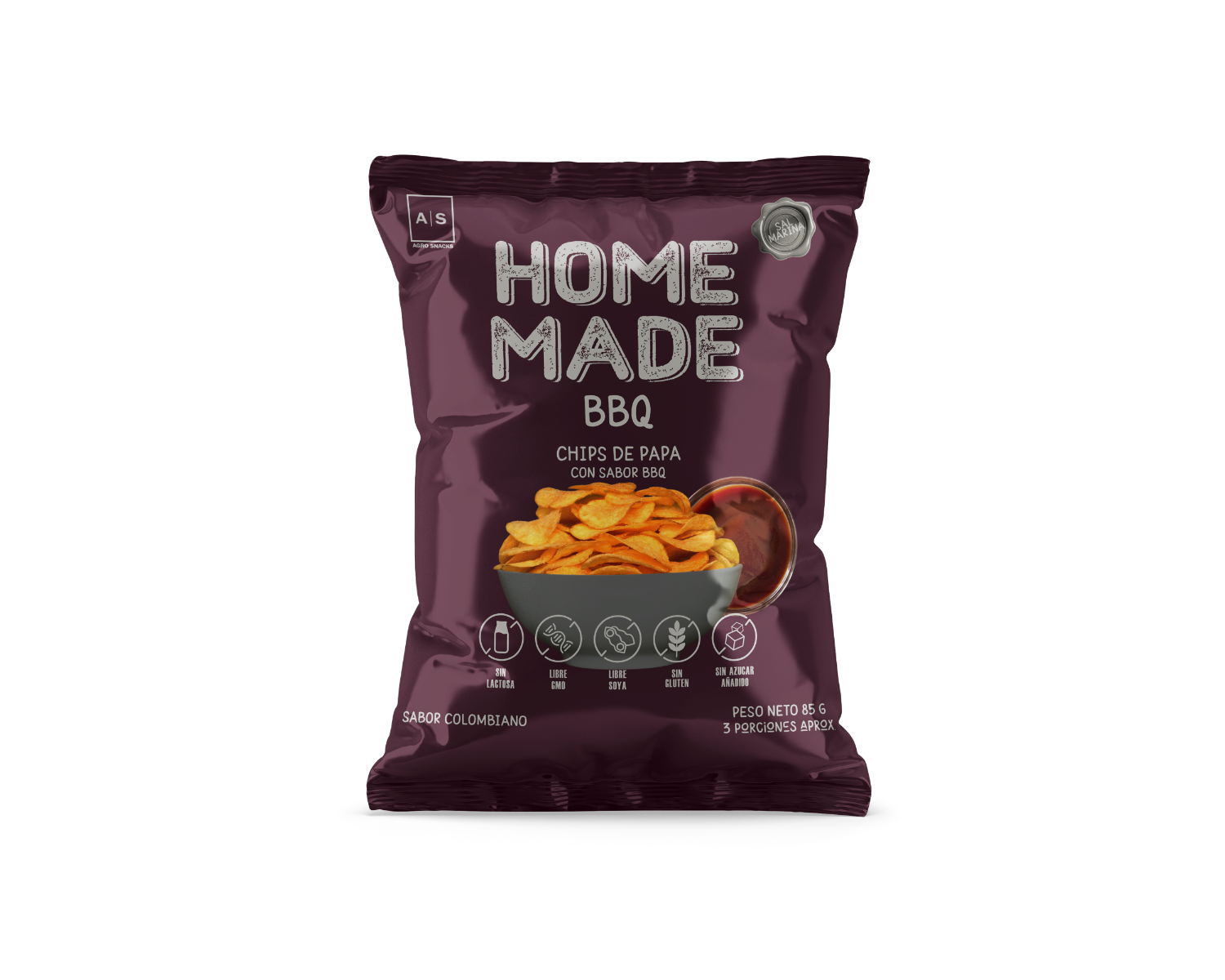 CHIPS DE PAPA BBQ
