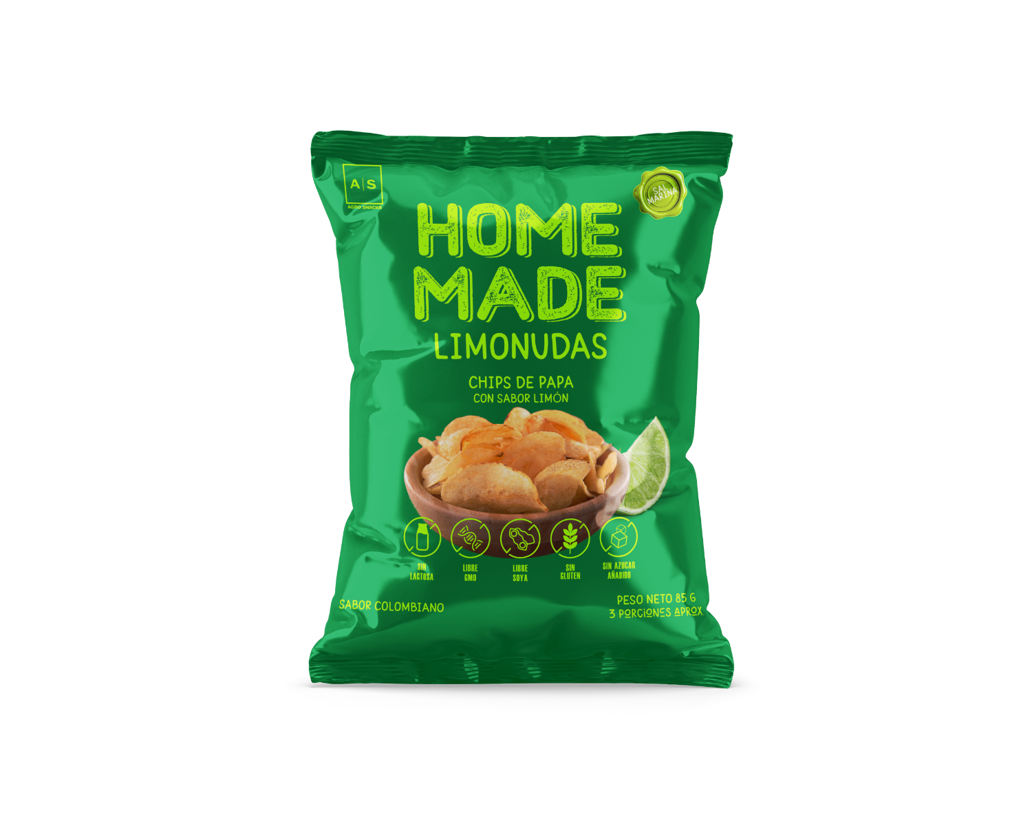 CHIPS DE PAPA LIMON
