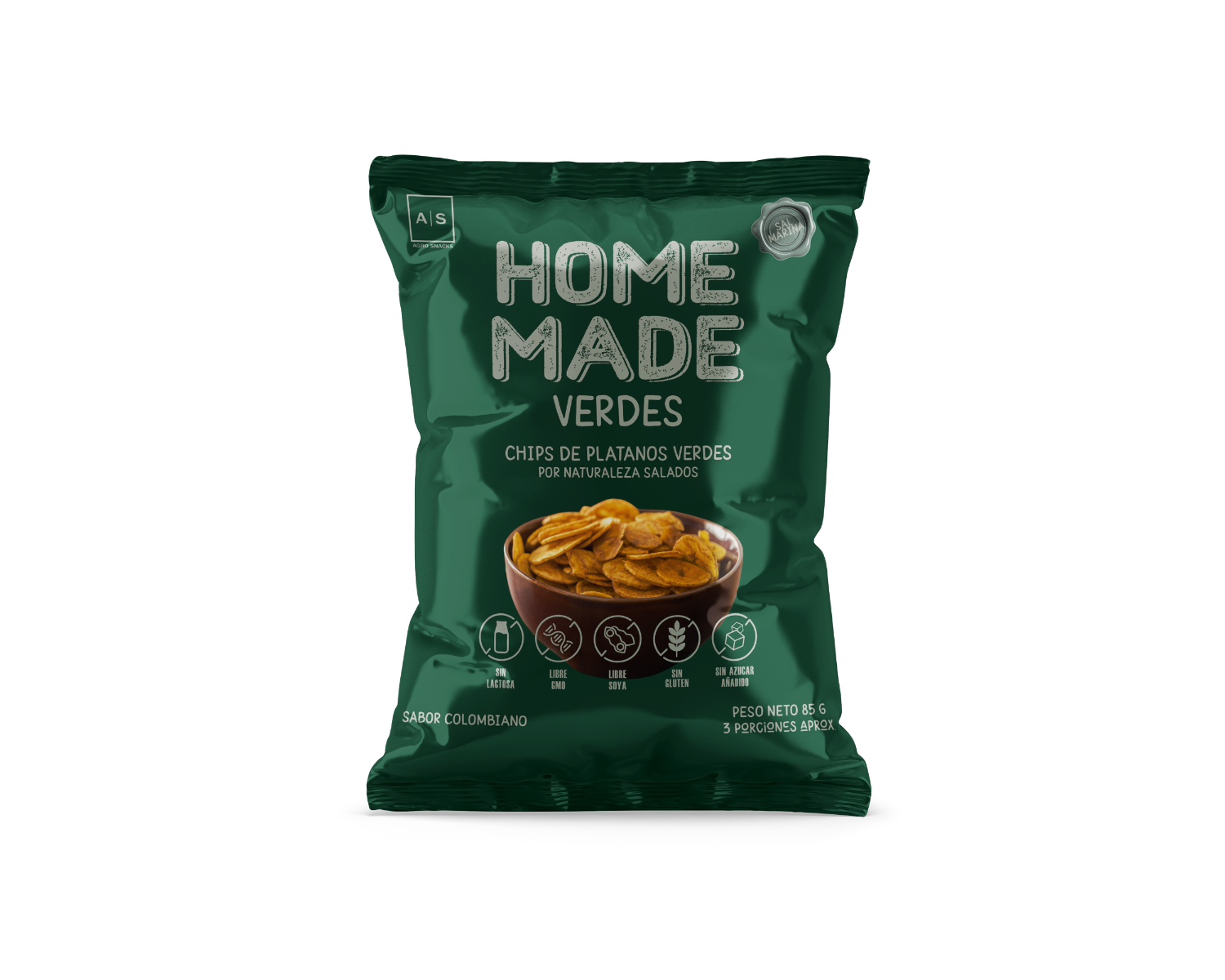 CHIPS DE PLATANO VERDE