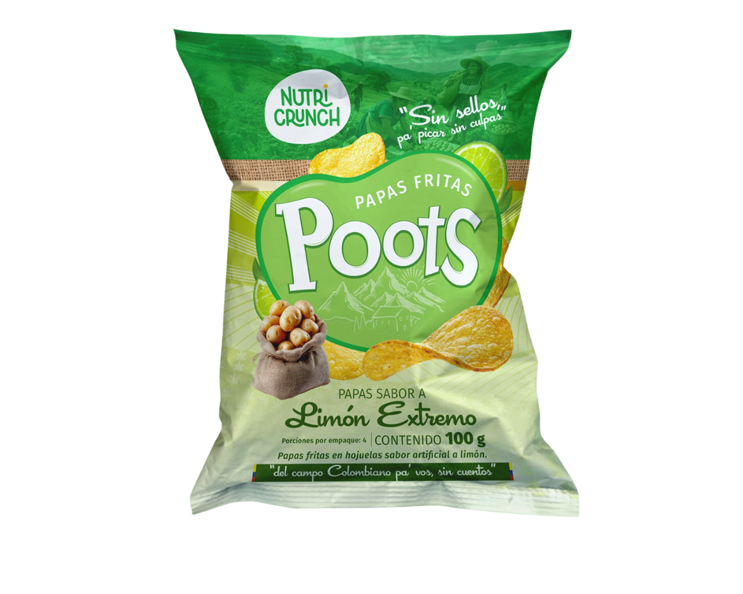 CHIPS DE PAPA LIMON EXTREMO