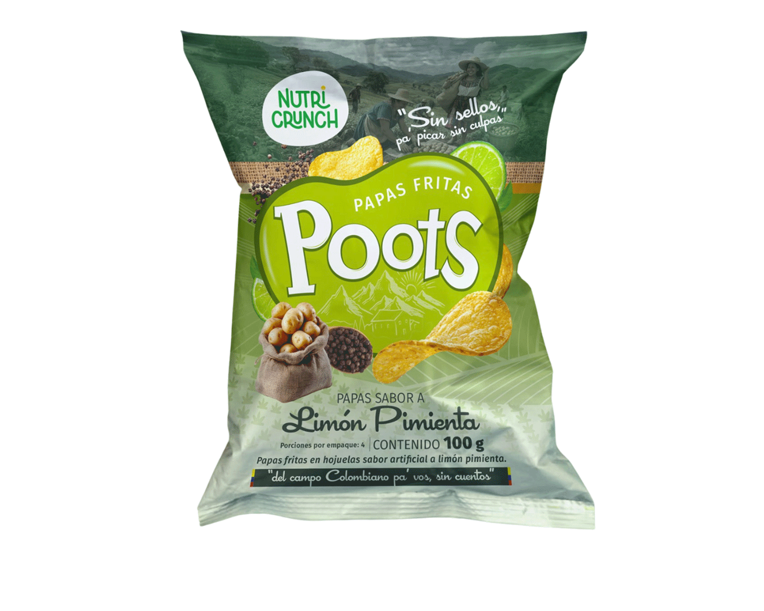 CHIPS DE PAPA LIMON PIMIENTA