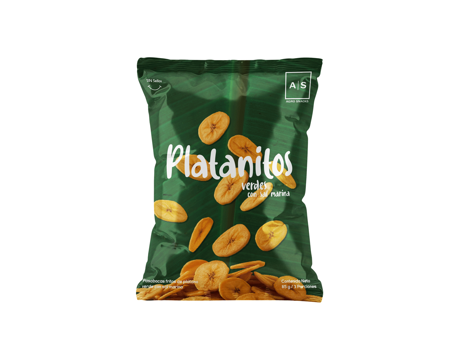 CHIPS DE PLATANO VERDE